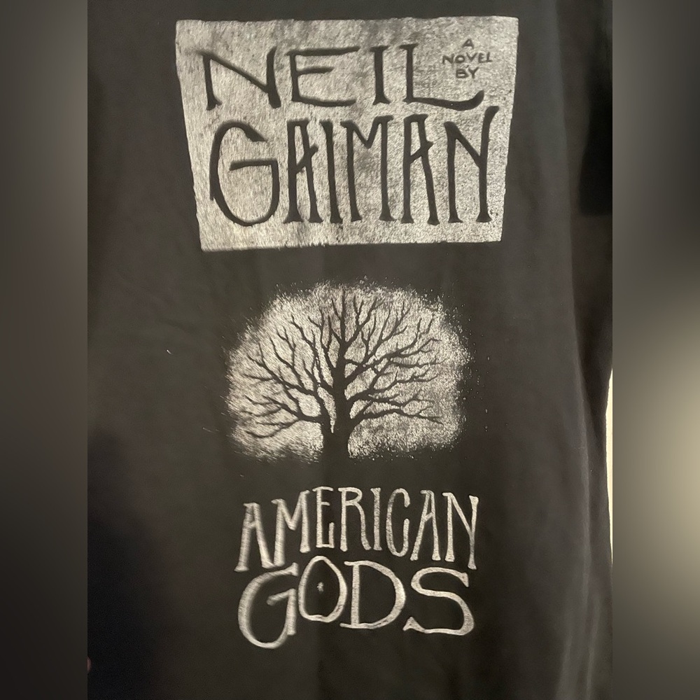 Neil Gaiman American Gods TShirt women Black
